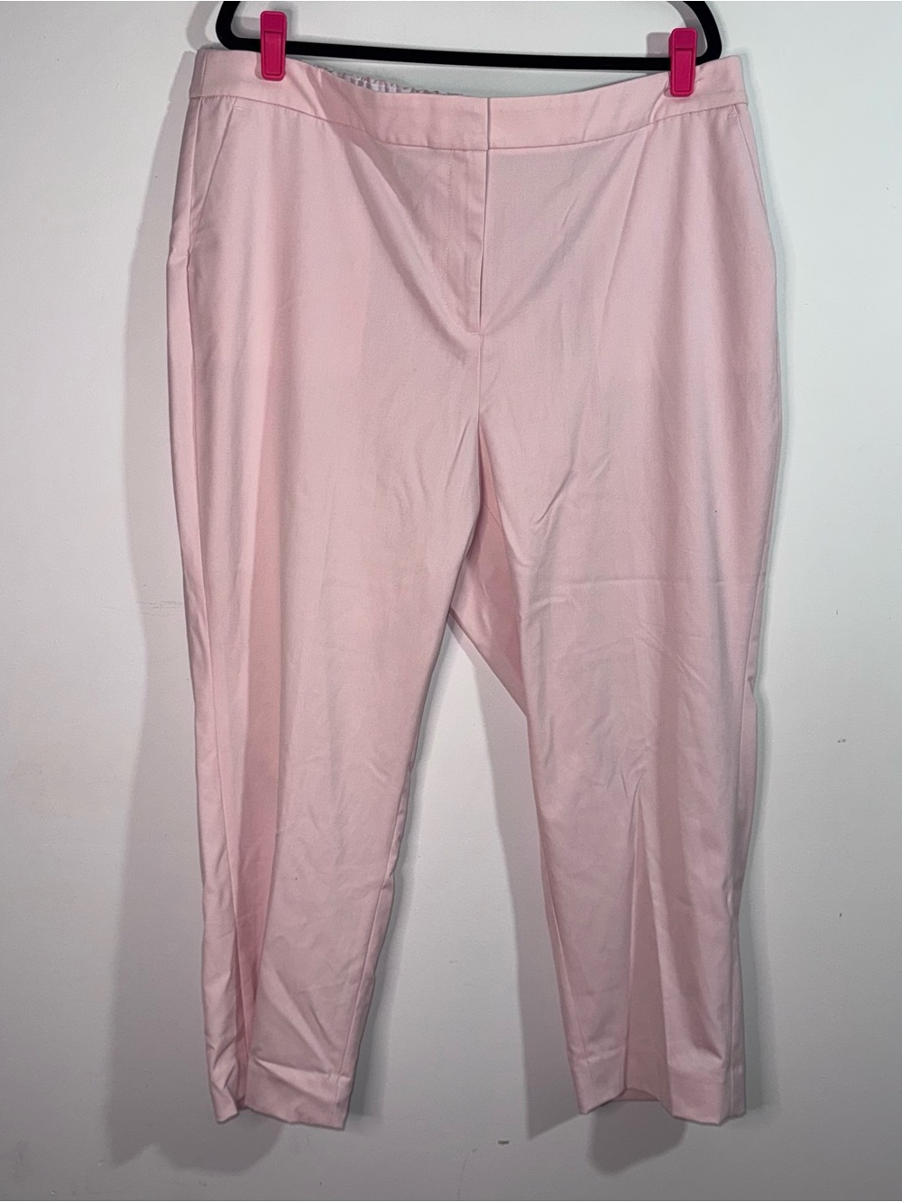 J.Crew Women’s Size 18 Blush Pink Tailored Tapered Ankle Dress Pants NWT